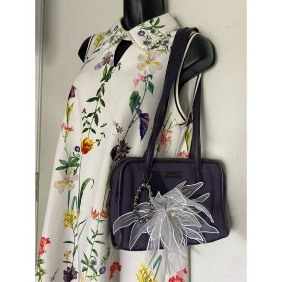 Coach Handbag Purple Customized with Applique - Picture 5 of 10